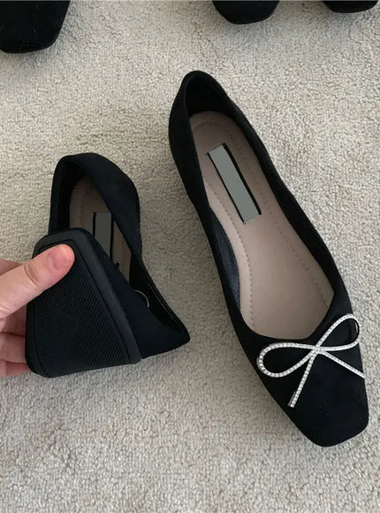 KissICON Flat Shoes Women's Spring Autumn New 2023 French