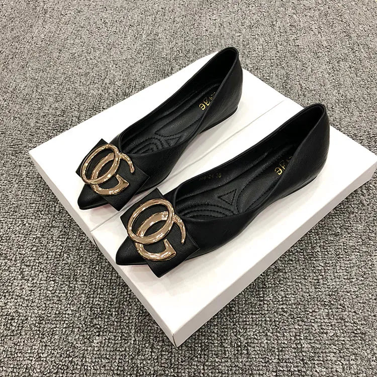 KissICON Flat Shoes Women Spring Autumn New Fashion Comfortable