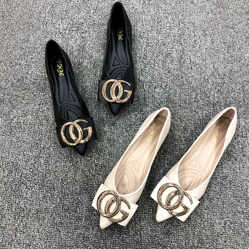 KissICON Flat Shoes Women Spring Autumn New Fashion Comfortable