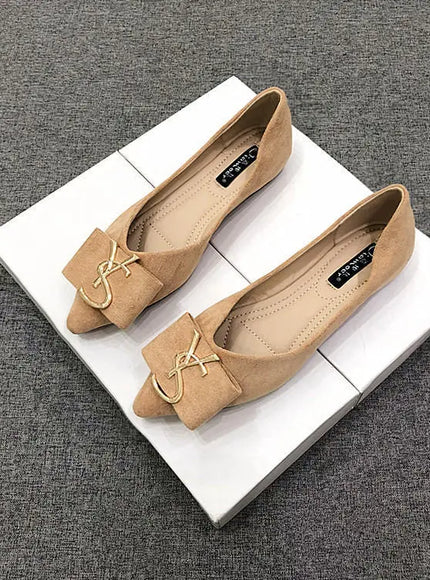 KissICON Flats Shoes Women's 2023 New Korean Style Shallow