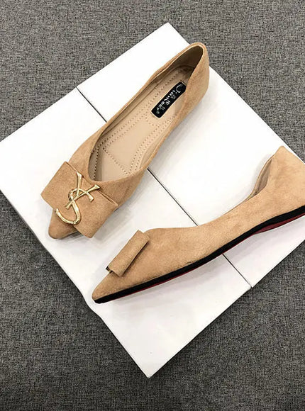 KissICON Flats Shoes Women's 2023 New Korean Style Shallow