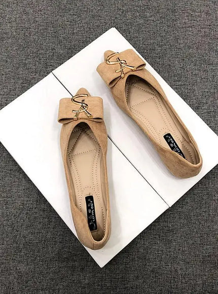 KissICON Flats Shoes Women's 2023 New Korean Style Shallow