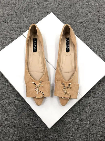 KissICON Flats Shoes Women's 2023 New Korean Style Shallow
