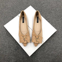 KissICON Flats Shoes Women's 2023 New Korean Style Shallow