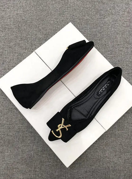 KissICON Flats Shoes Women's 2023 New Korean Style Shallow