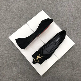 KissICON Flats Shoes Women's 2023 New Korean Style Shallow
