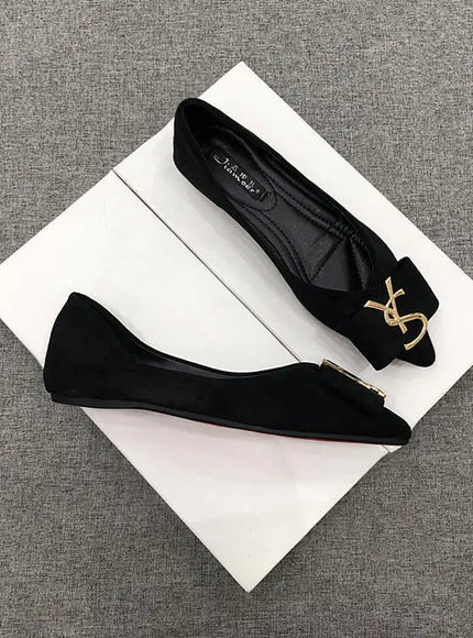 KissICON Flats Shoes Women's 2023 New Korean Style Shallow