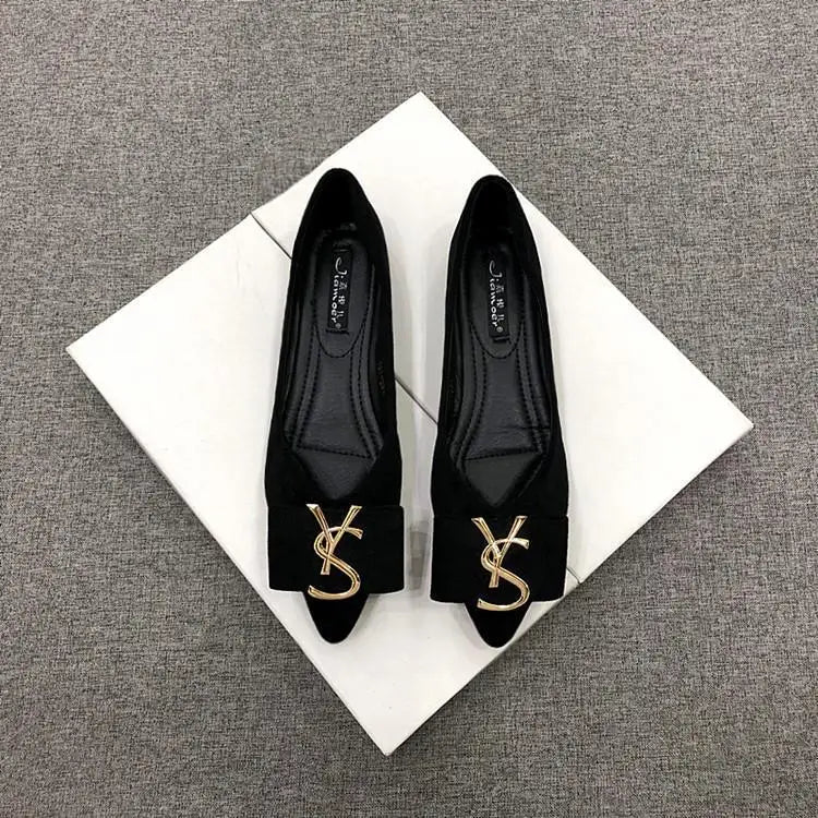 KissICON Flats Shoes Women's 2023 New Korean Style Shallow