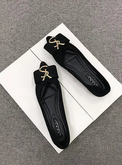 KissICON Flats Shoes Women's 2023 New Korean Style Shallow