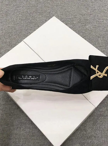 KissICON Flats Shoes Women's 2023 New Korean Style Shallow