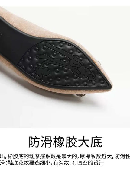 KissICON Flats Shoes Women's 2023 New Korean Style Shallow