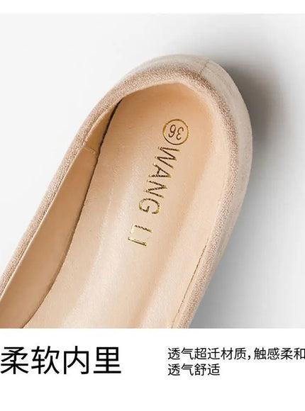KissICON Flats Shoes Women's 2023 New Korean Style Shallow