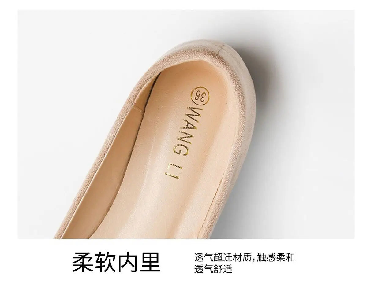 KissICON Flats Shoes Women's 2023 New Korean Style Shallow