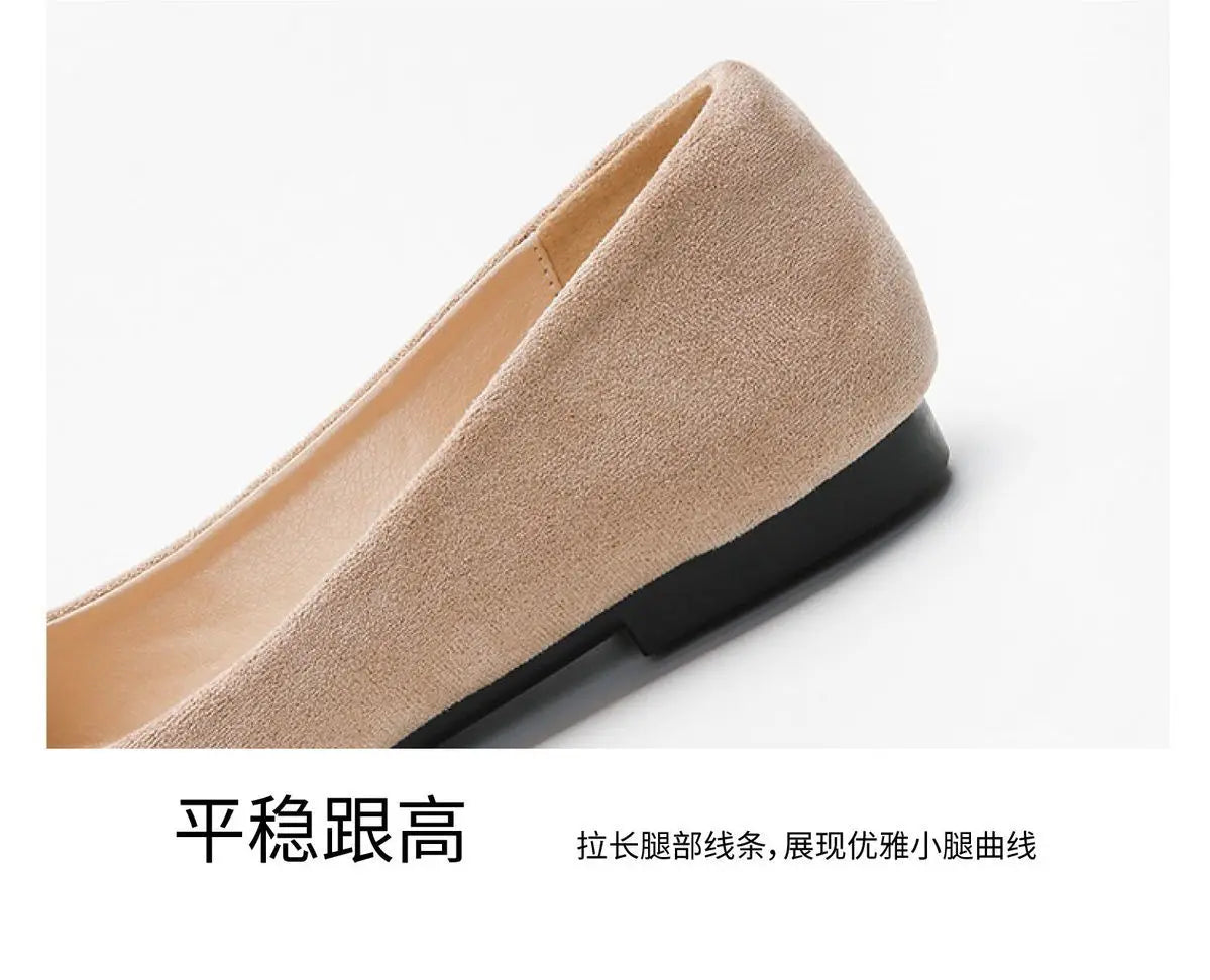 KissICON Flats Shoes Women's 2023 New Korean Style Shallow