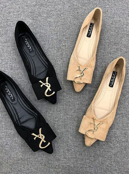 KissICON Flats Shoes Women's 2023 New Korean Style Shallow
