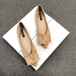 KissICON Flats Shoes Women's 2023 New Korean Style Shallow
