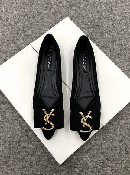 KissICON Flats Shoes Women's 2023 New Korean Style Shallow