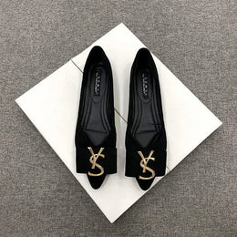 KissICON Flats Shoes Women's 2023 New Korean Style Shallow