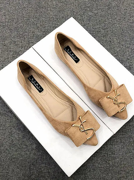 KissICON Flats Shoes Women's 2023 New Korean Style Shallow