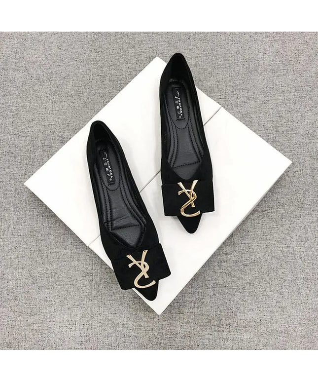 KissICON Flats Shoes Women's 2023 New Korean Style Shallow