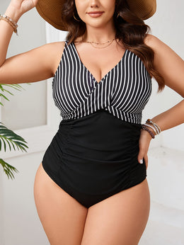 KissICON Flattering Curve Printed Swimsuit