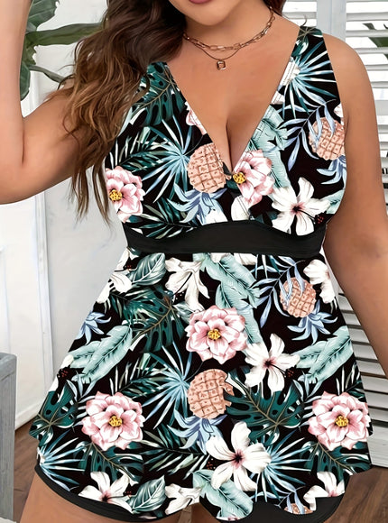 KissICON Flattering Curve Tankini – Confident