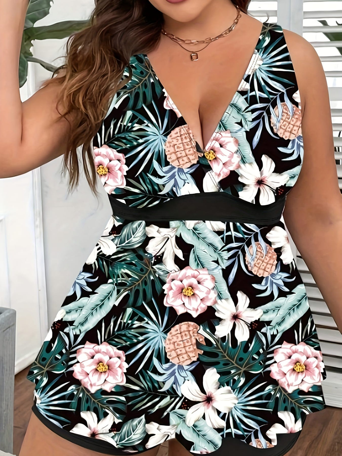 KissICON Flattering Curve Tankini – Confident