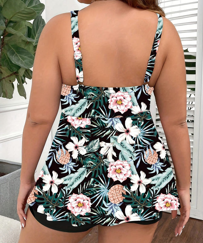 KissICON Flattering Curve Tankini – Confident