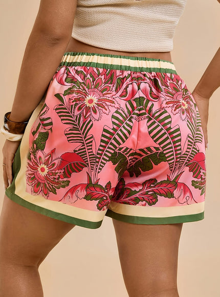 jkthpu-45 Flattering HighWaist Shorts for Curvy Figures