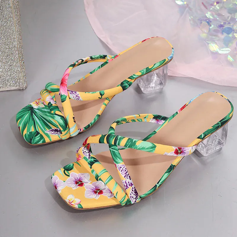 KissICON Flora High Heels Sandals for Women Plus Size