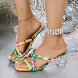 KissICON Flora High Heels Sandals for Women Plus Size