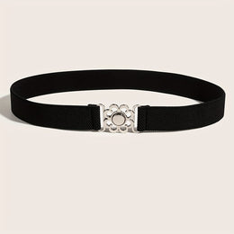 jkthpu-45 Floral Alloy Buckle Belt Easy Elegance for Every Outfit