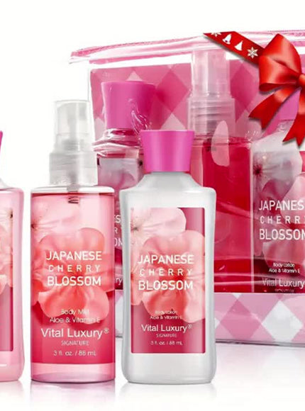 KissICON 💋 Floral Bath Gift Set For Women -