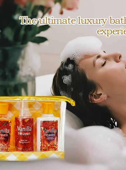 KissICON 💋 Floral Bath Gift Set For Women -
