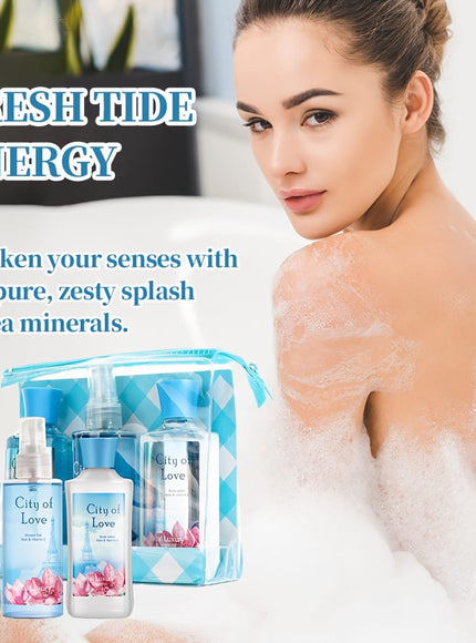 KissICON 💋 Floral Bath Gift Set For Women -
