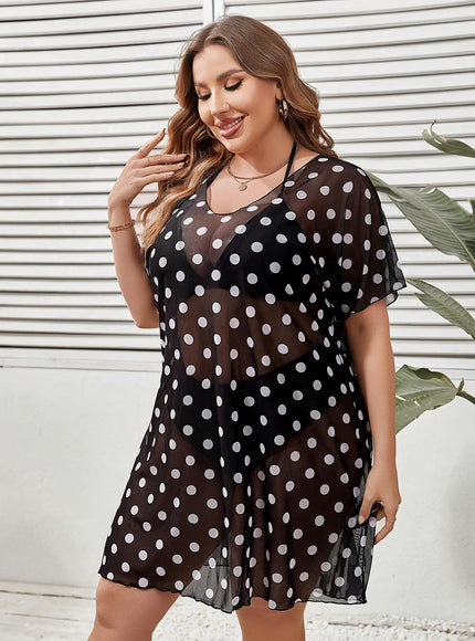 KissICON Floral Curve Swim Coverup – Chic Beach Vacation