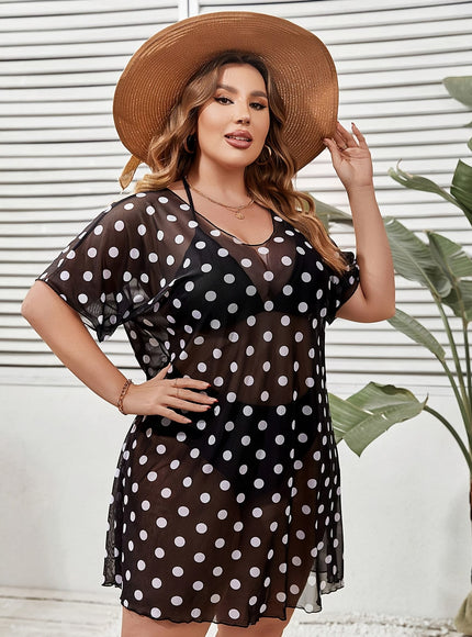 KissICON Floral Curve Swim Coverup – Chic Beach Vacation