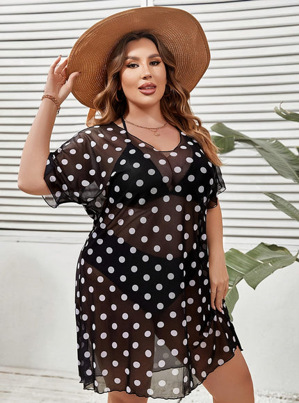 KissICON Floral Curve Swim Coverup – Chic Beach Vacation