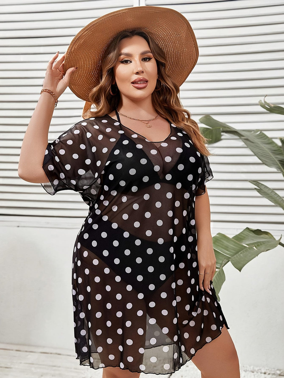 KissICON Floral Curve Swim Coverup – Chic Beach Vacation