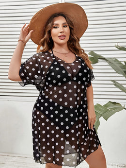 KissICON Floral Curve Swim Coverup – Chic Beach Vacation