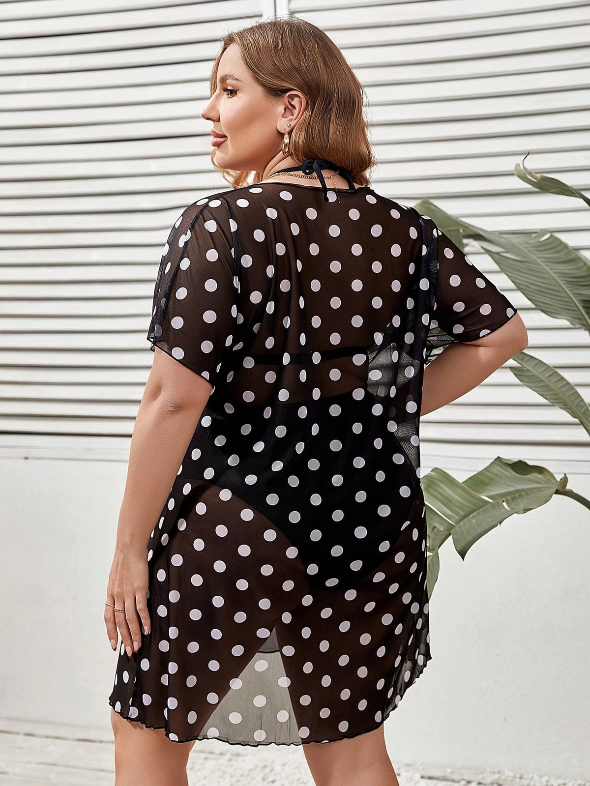 KissICON Floral Curve Swim Coverup – Chic Beach Vacation