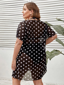 KissICON Floral Curve Swim Coverup – Chic Beach Vacation