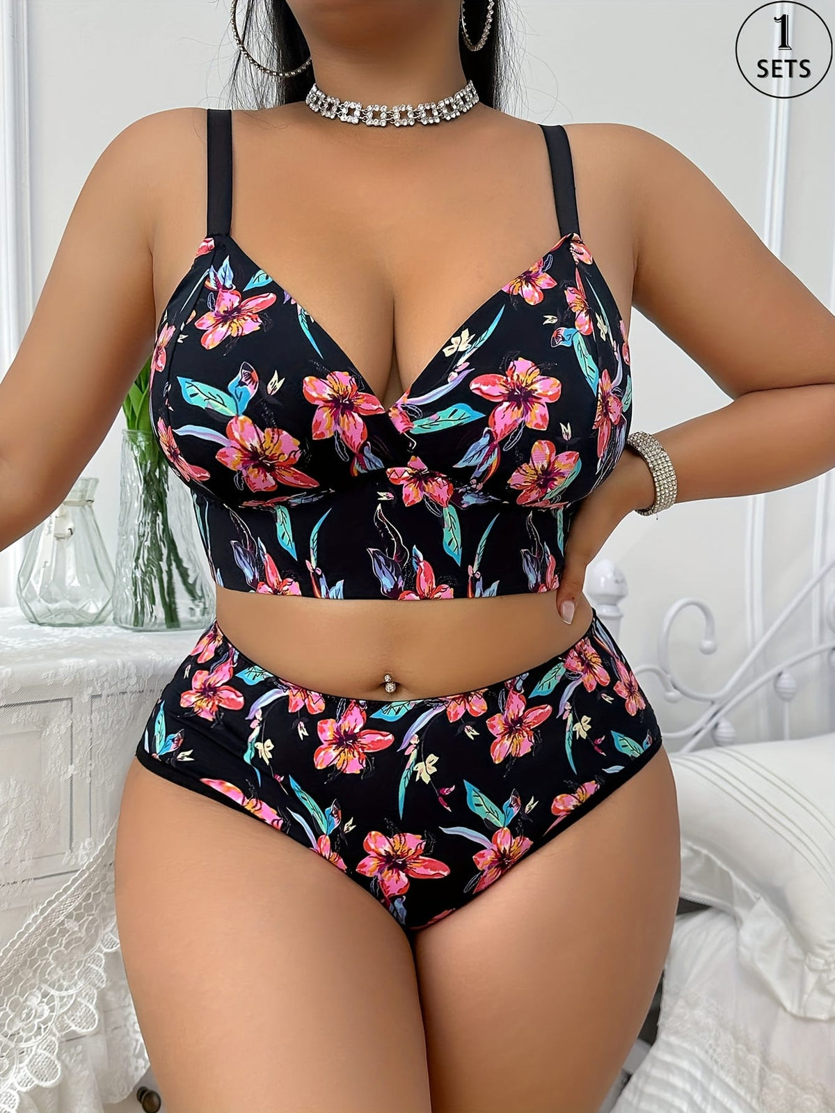 KissICON Floral Curve Wireless Bra