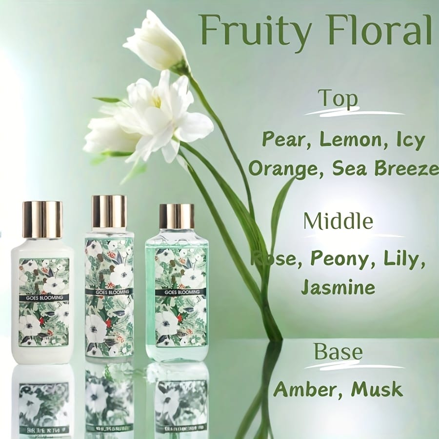 KissICON Floral Fruity KissIcon Body Care Gift Set - Oriental Floral