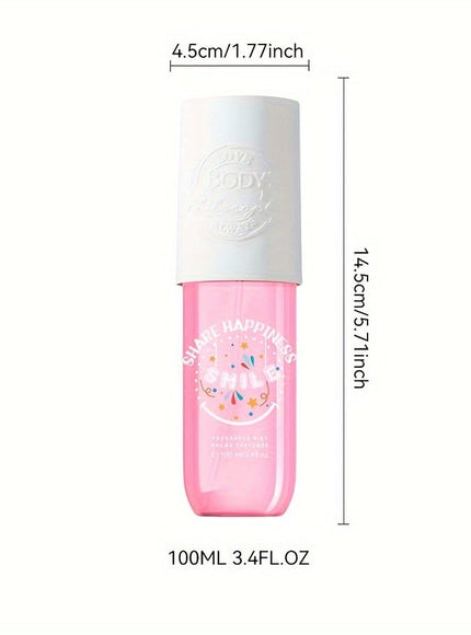 KissICON Floral Fruity Notes 3.4 Oz KissIcon Smile Happiness Fragrance Mist - Floral Fruity