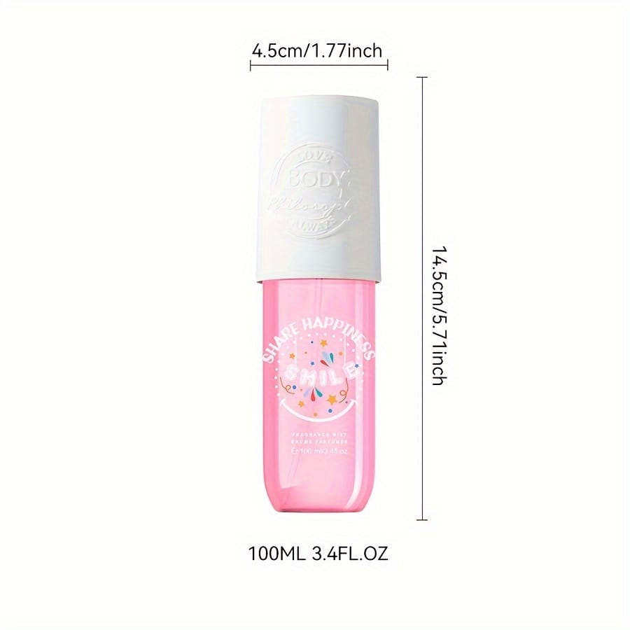 KissICON Floral Fruity Notes 3.4 Oz KissIcon Smile Happiness Fragrance Mist - Floral Fruity