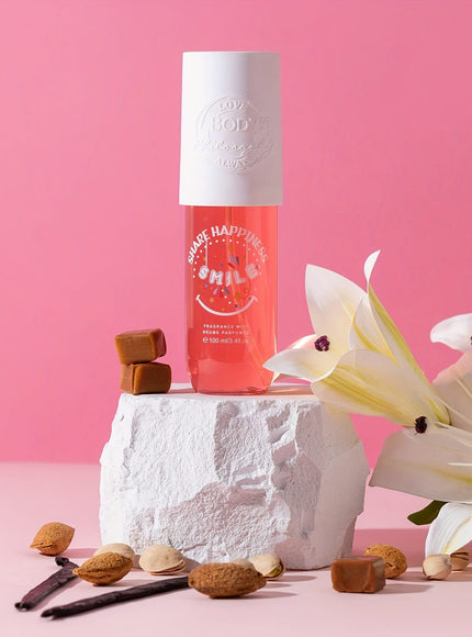 KissICON Floral Fruity Notes 3.4 Oz KissIcon Smile Happiness Fragrance Mist - Floral Fruity