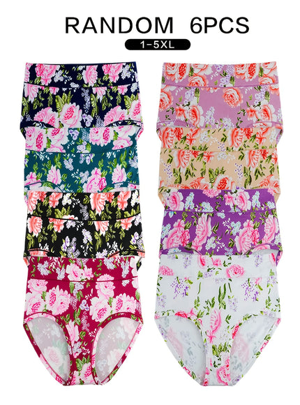 KissICON Floral Lace Panties 6pc Gift Set