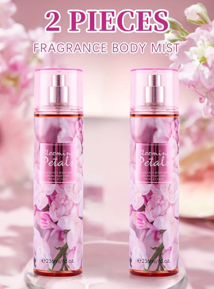KissICON Floral Notes/Praline KissIcon 8oz Body Mist Duo Strawberry Cupcake -