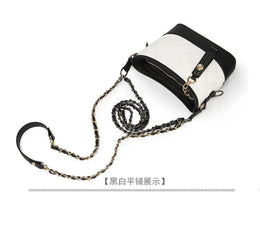 KissICON Floral Stitch Mini Crossbody – Chain Strap Quilted